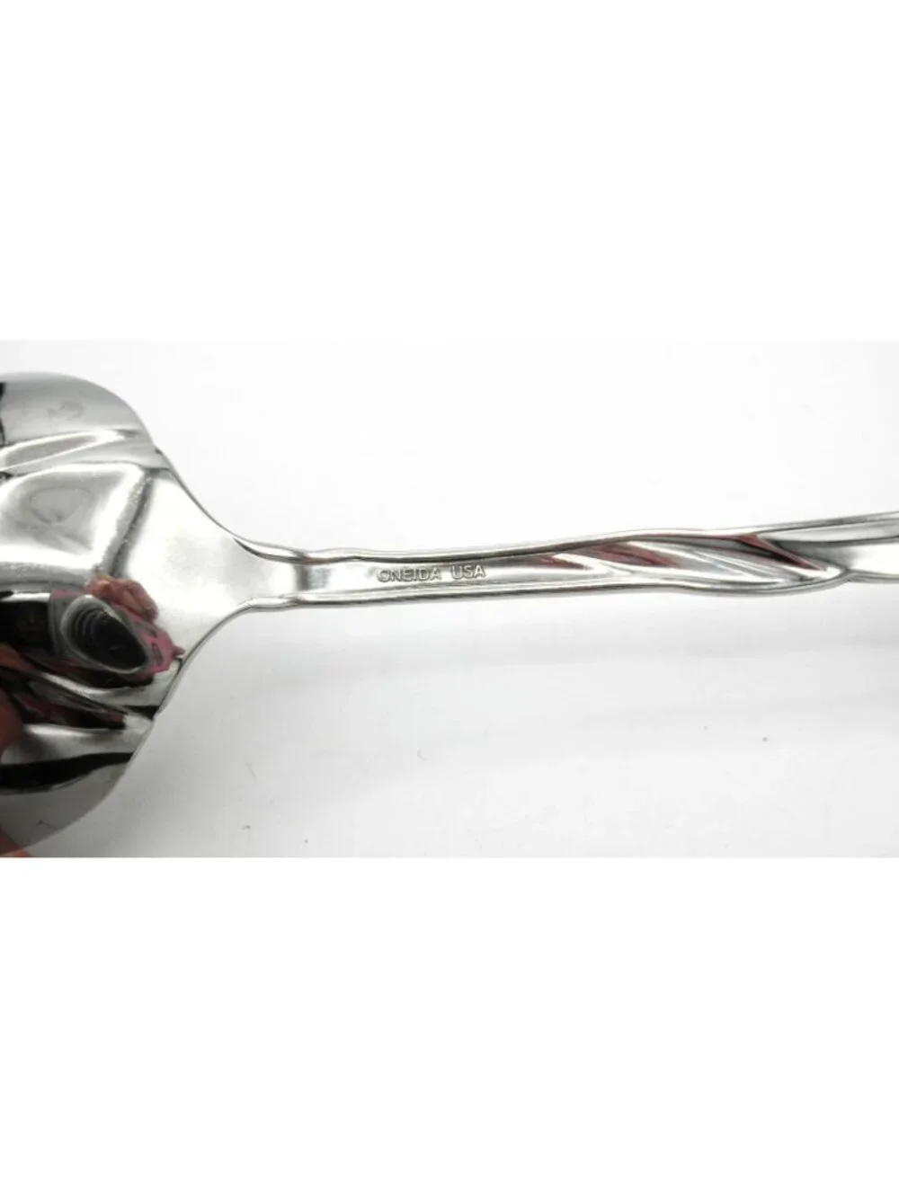 Eden Stainless By Oneida Casserole Spoon and Meat Fork 2 Piece Set
